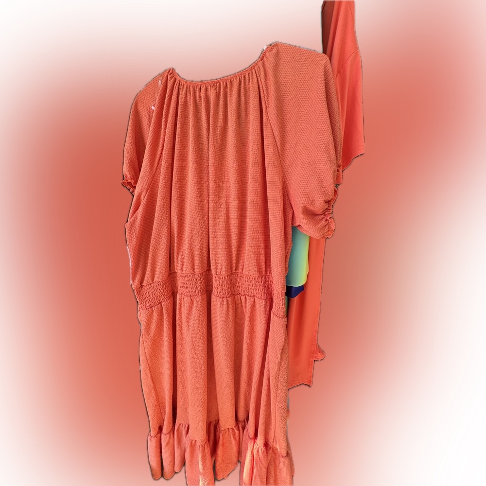Orange Dress 3x